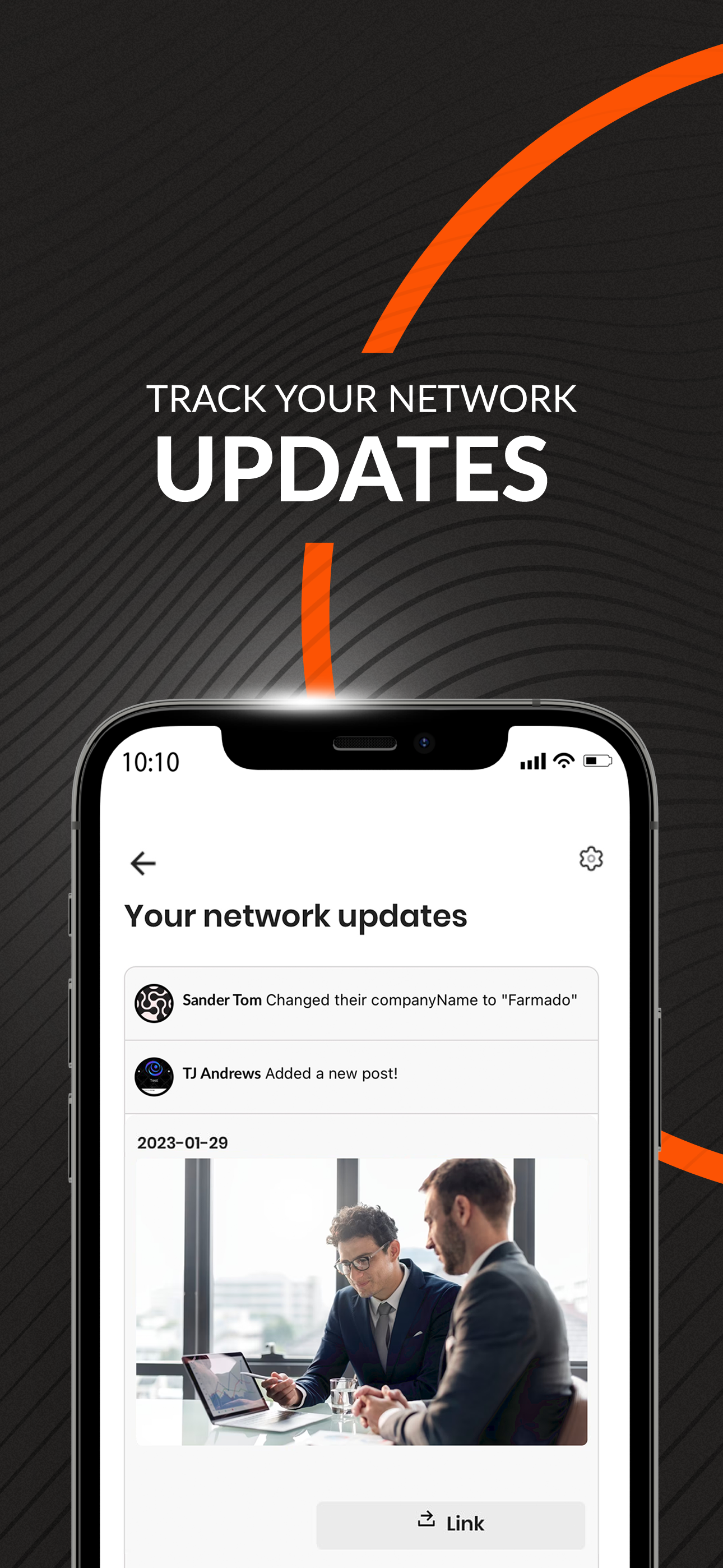 Track your network updates